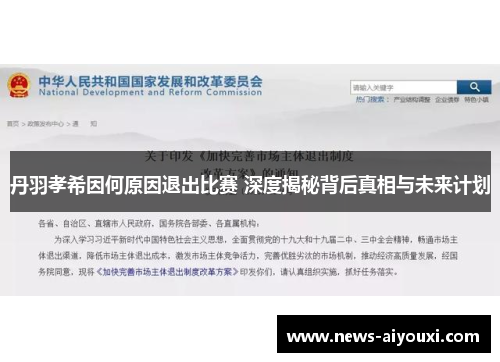 丹羽孝希因何原因退出比赛 深度揭秘背后真相与未来计划
